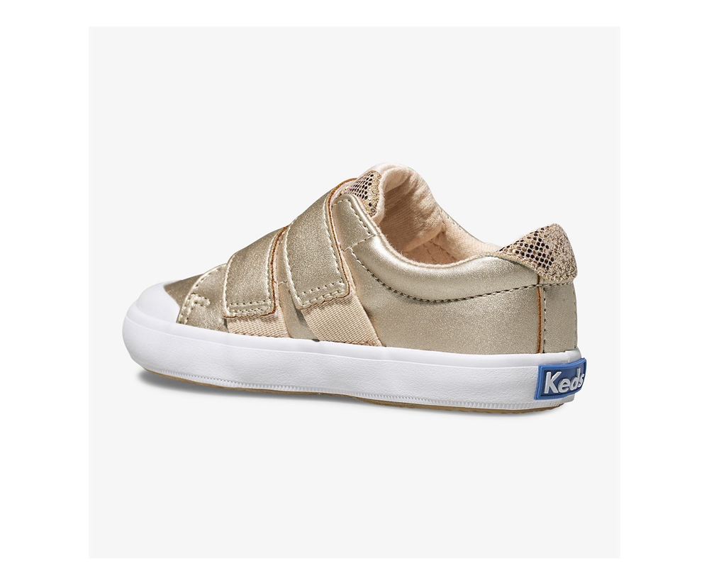 Keds Slip Ons Kinder Rosa Gold - Courtney - KGX-467289